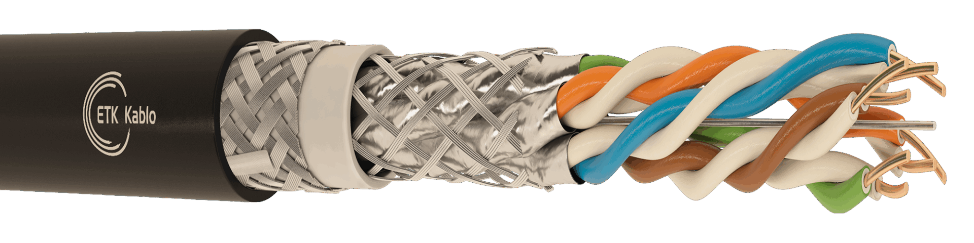 Cat 7 S-FTP LSOH SWB LSOH Ethernet Kablosu-1