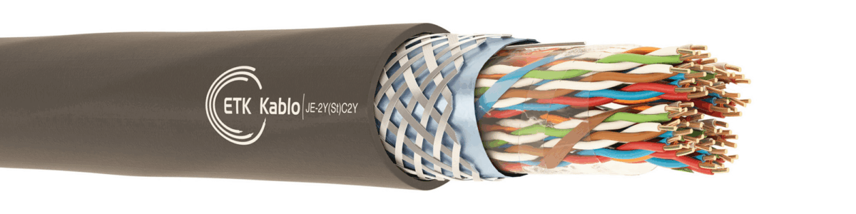 JE-2Y(St)C2Y xDSL Shielded Telecom Cable | ETK Kablo
