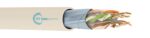 CAT 6 F/UTP PVC Ethernet cable – foil-screened overall (F) with unshielded twisted pairs (UTP) and PVC jacket, up to 1 Gbps / 250 MHz for indoor network installations – ETK Kablo