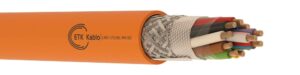 LIHCH FE180 PH120 fire resistant cable – halogen-free HFFR sheath, tinned copper braid screen, 180 min insulation & 120 min circuit integrity – ETK Kablo
