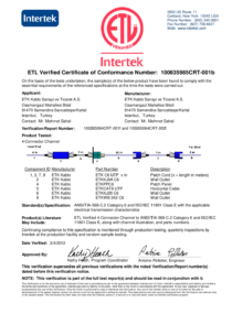 ETL 100635985CRT-001b – 100265064CRT-001f, 100265064CRT-002f (ETK Kablo) (en-US)