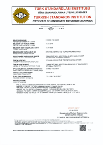 TSE 8 (ETK Kablo) (tr-TR)
