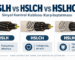 HSLH kablo farkları: ekransız HSLH, kalaylı bakır örgülü HSLCH ve iç kılıflı ekranlı HSLHCH kontrol kabloları